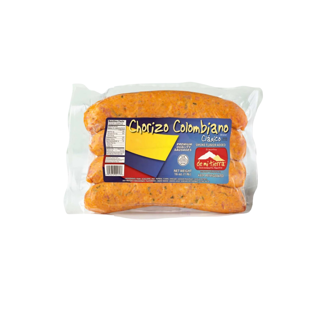 Chorizo Colombiano Mi Tierra - Producto Congelado, (4 pack)