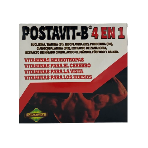 Vitamina Bebible - Postavit-B 4 EN 1 - 10 unid x 15ml - Drinkable