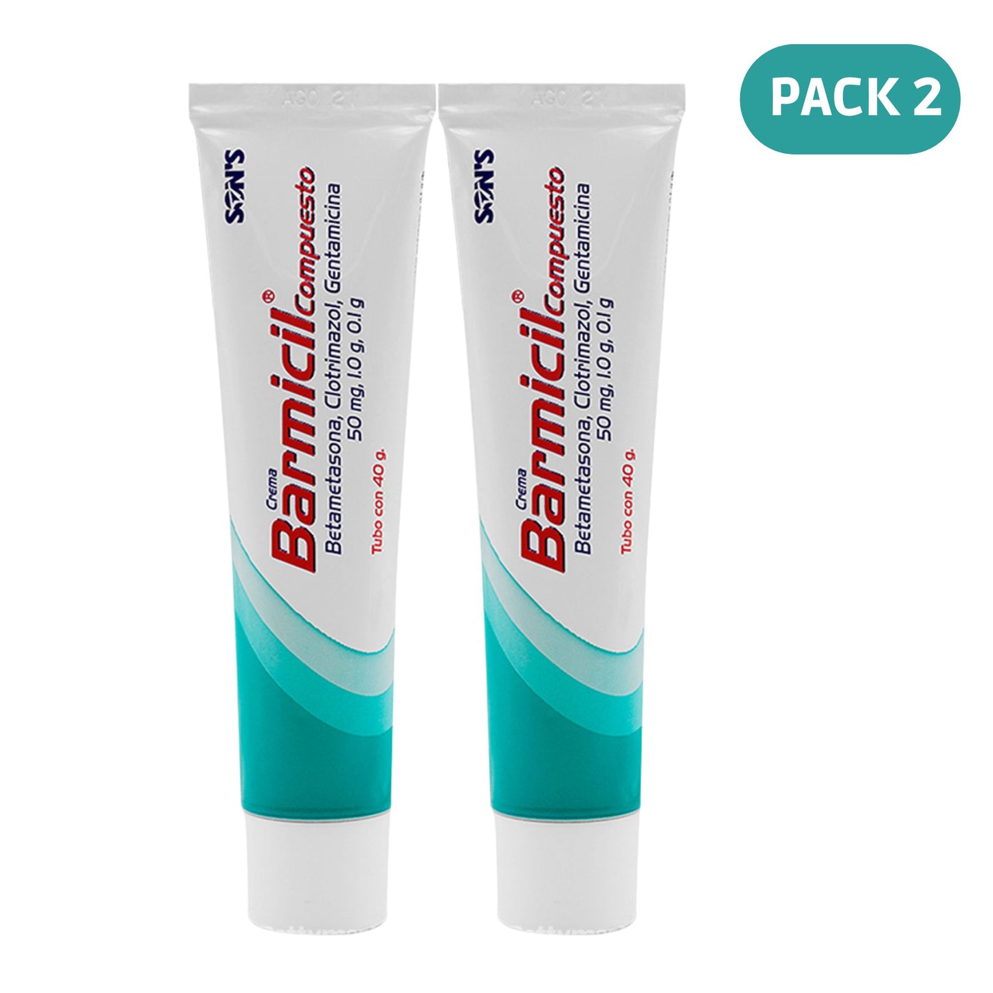 Crema Barmicil Compuesto 40 g (Pack of 2)