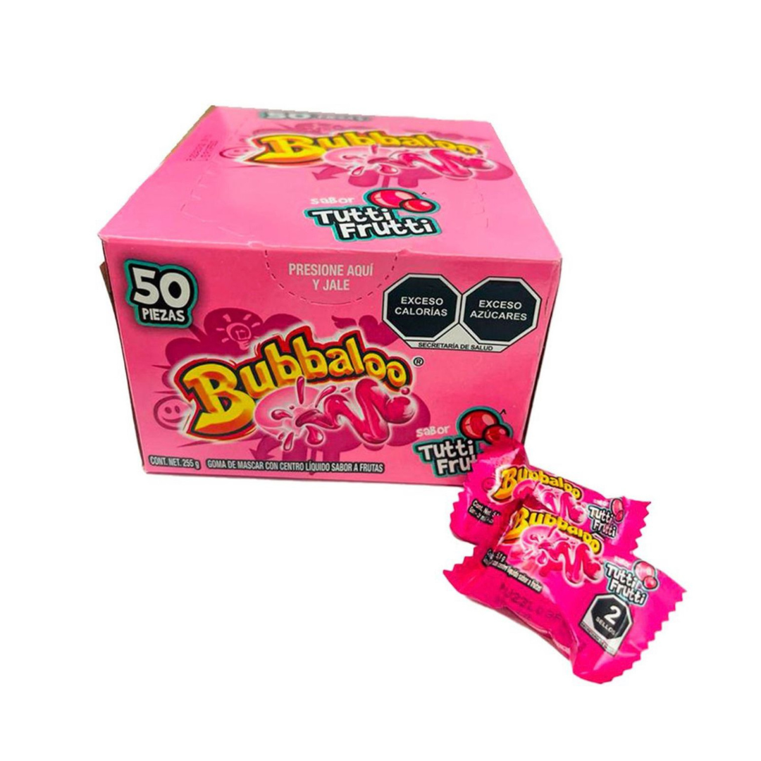 Bubbaloo Adams Tutti Frutti - goma de mascar (47 pz)