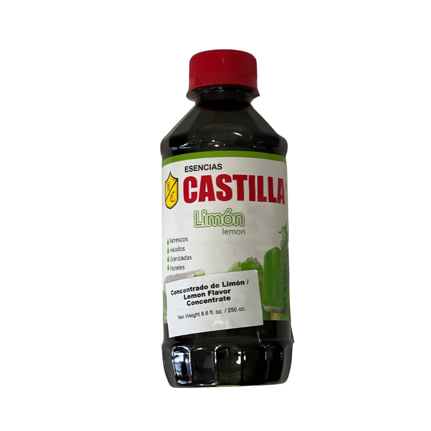 Castilla Lemon Flavor Concentrate 8.6 fl oz - Esencia de Limon