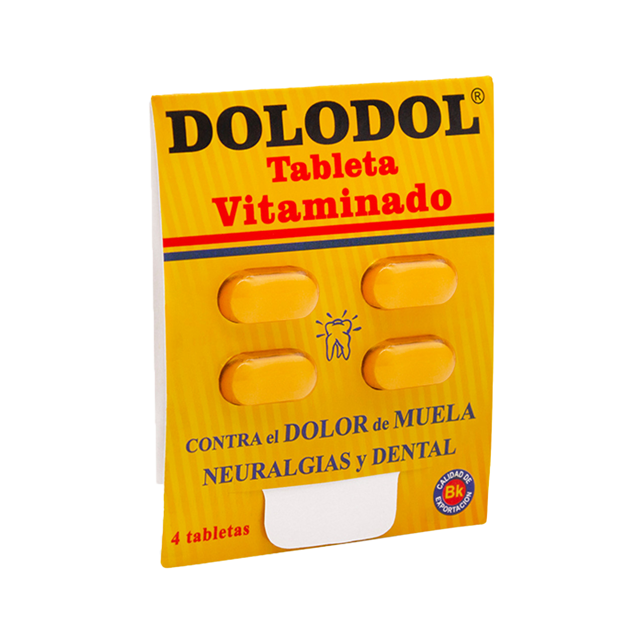 4 pack Dolodol Vitaminado display (80 unidades c/u)