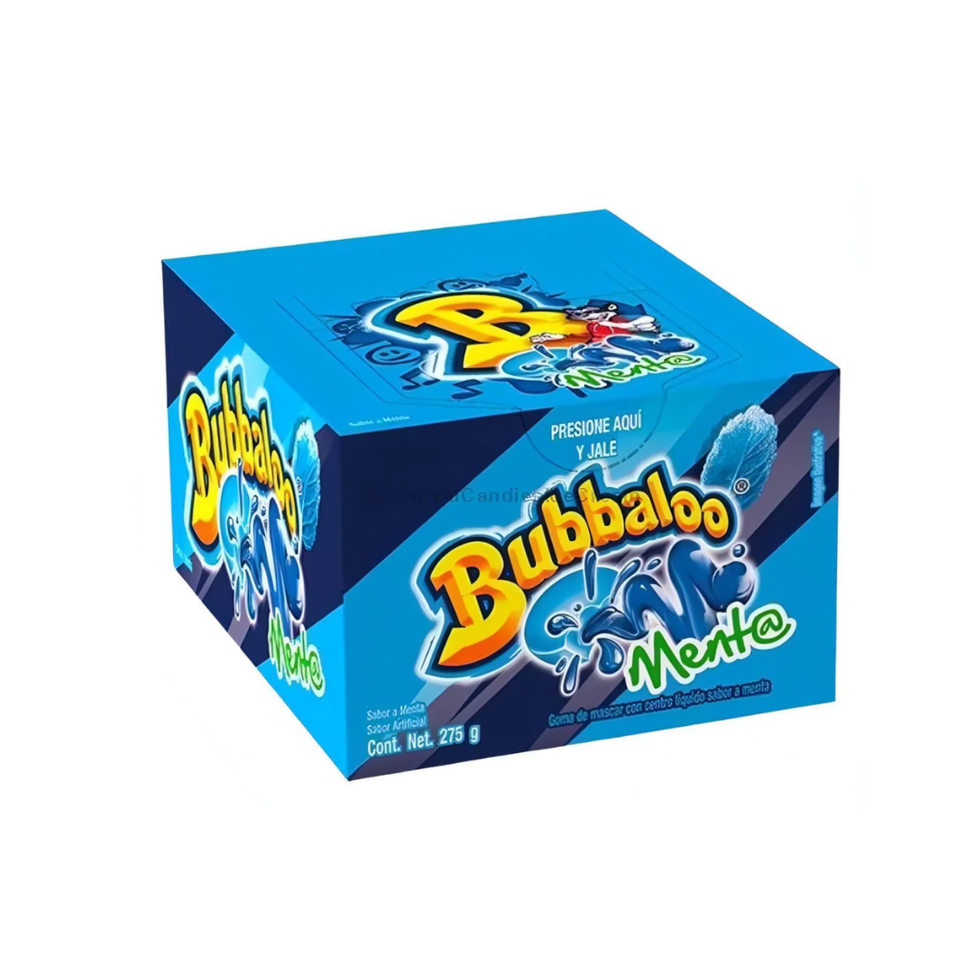 Bubbaloo Adams Menta - goma de mascar (47 pz)