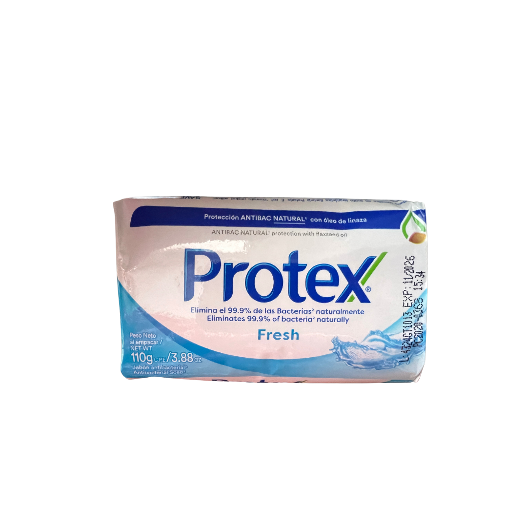 Protex Jabón Fresco 3,9 oz - Jabón de Frescura Natural (Paquete de 6)