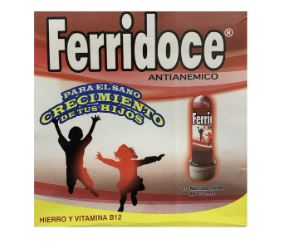 Vitamina Bebible - Ferridoce 10 unid x 15ml - bebible