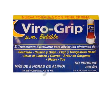 Vitamina Bebible - Viro-Grip PM 10 unid x 15ml - bebible