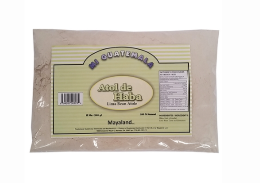 Mi Guatemala Lima Bean Atole 12 oz - Atol de Haba (Pack of 3)
