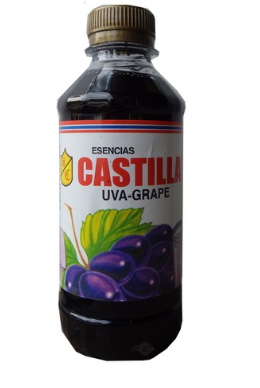 Castilla Grape Flavor Concentrate 8.6 fl oz - Esencias Castillas - Saborizantes Naturales Guatemaltecos para Reposteria