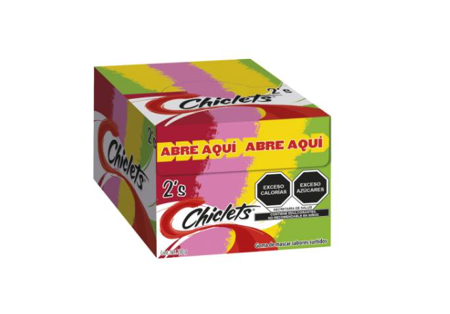 Chiclets Adams Surtido Caja x 100 und - Chicles de Menta, Fresa, Uva y Más