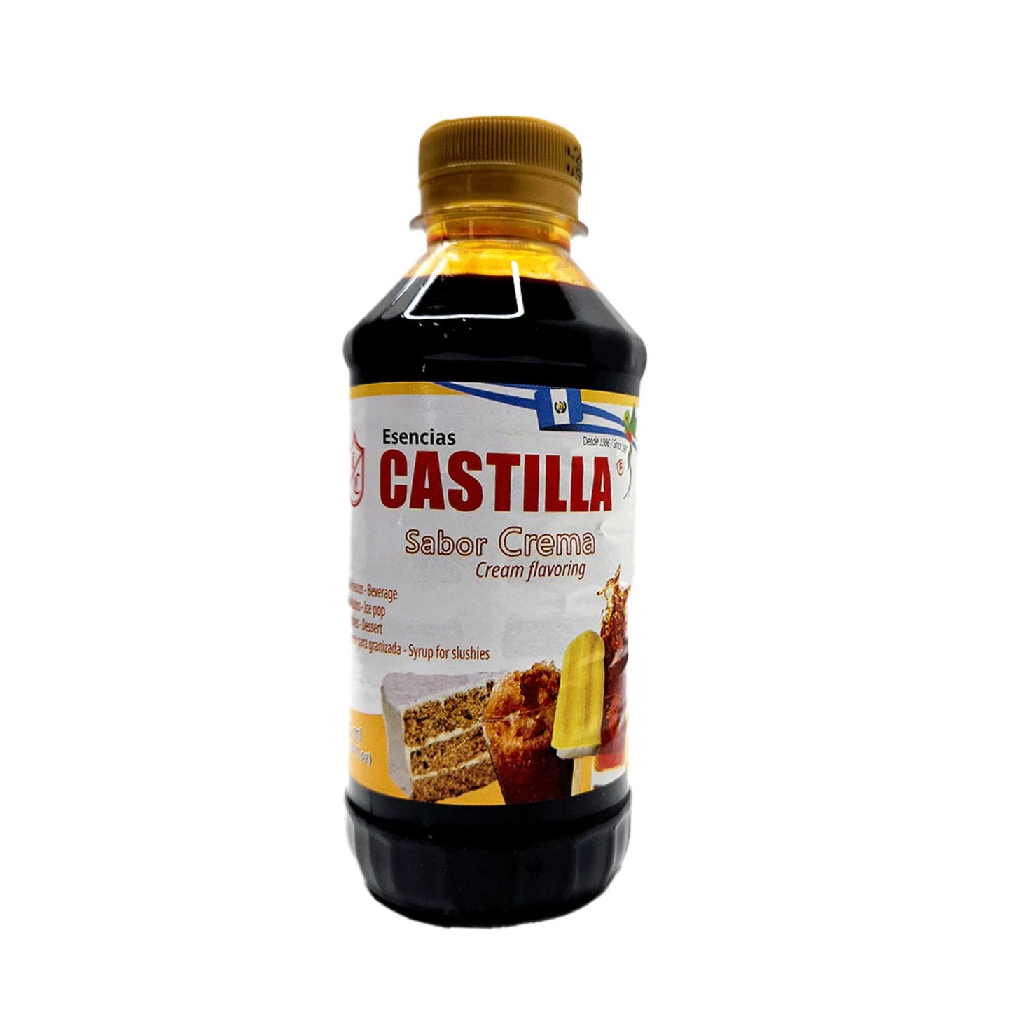 Castilla Cream Flavor Concentrate 8.6 fl oz - Esencia de Crema