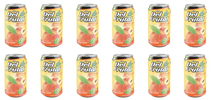 Del Frutal Peach Lata (12 und) 11.16 Oz – Bebida Refrescante Guatemalteca