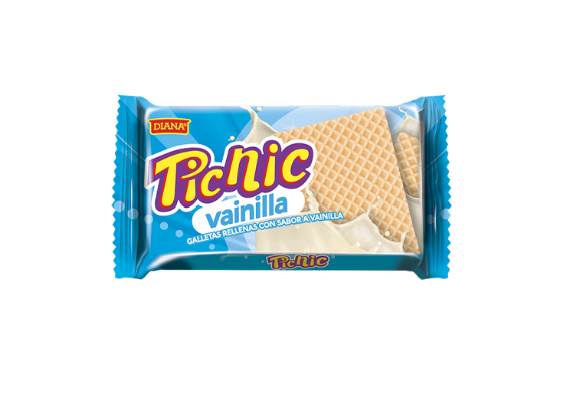 Diana PICNIC Vainilla Galletas ( cookies) 5 pack X 8 Und cada uno