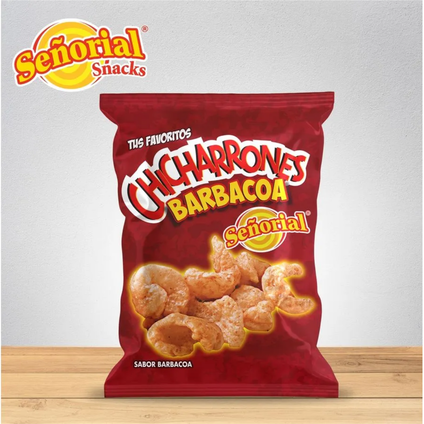Senorial Chicharrones BBQ 55g (pack 6)