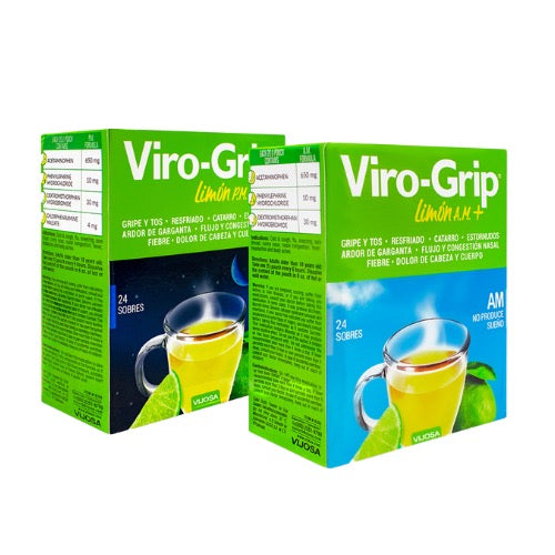 Set // 1 Virogrip Tea Día + 1 Virogrip Noche