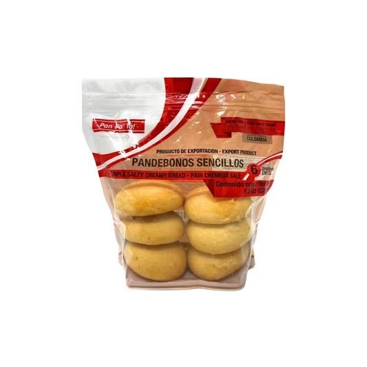 Pandebono Colombiano Pan Pa Ya Precocido (Pack x  6 unidades)