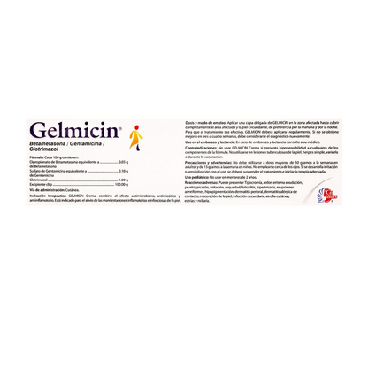 6 Pack - GELMICIN ANTIFUNGAL CREMA x 40gr - FREE SHIPPING!!!