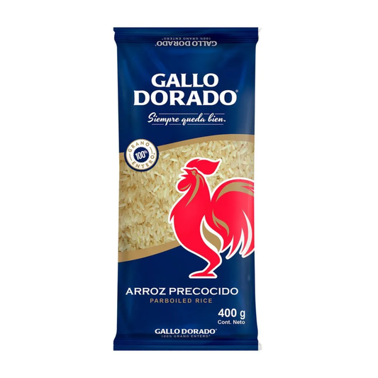 Arroz Gallo Dorado - Arroz Precocido 400 Gr (2 pack)