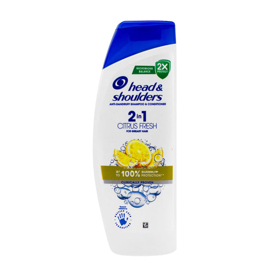 Head & Shoulders - Shampoo Citrus Fresh 2 in 1 (330 Ml)