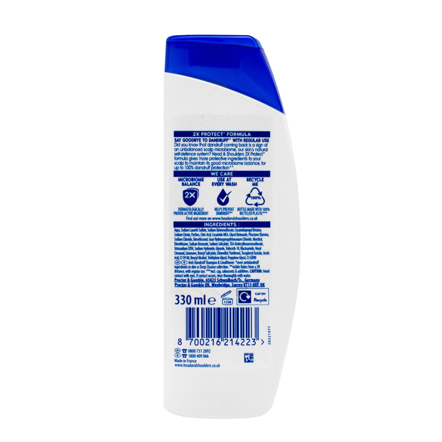 Head & Shoulders - Shampoo Citrus Fresh 2 in 1 (330 Ml)