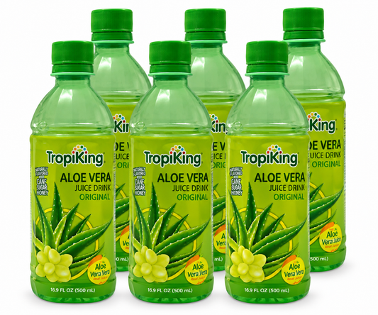 Tropiking Aloe Vera Drink Original 16.9 oz (Pack x 6)
