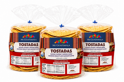 Tostadas Mi Guatemala x 2 Pack - 100% Maíz