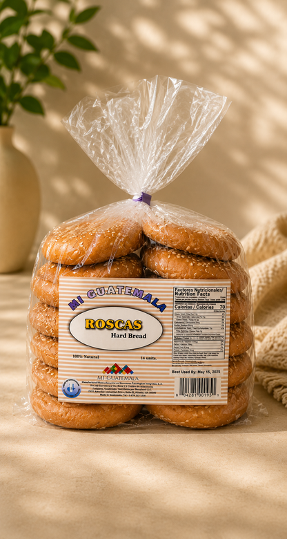 Roscas de Feria Mi Guatemala – Pack x 3 (14 roscas cada paquete) | Tradicionales Guatemaltecas