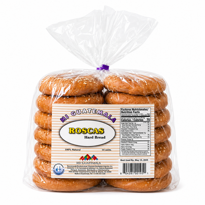 Roscas de Feria Mi Guatemala – Pack x 3 (14 roscas cada paquete) | Tradicionales Guatemaltecas