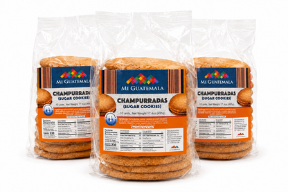 Champurradas Mi Guatemala 8oz Pack x3 | Galletas Guatemaltecas Tradicionales
