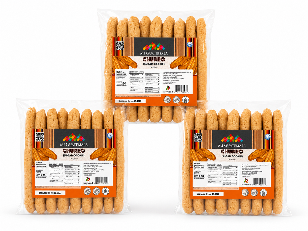Mi Guatemala Churros  6 paquetes x 10 unidades