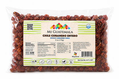 Mi Guatemala Cobanero Chilli Pods 6 oz - Chile Coban (Pack of 3)