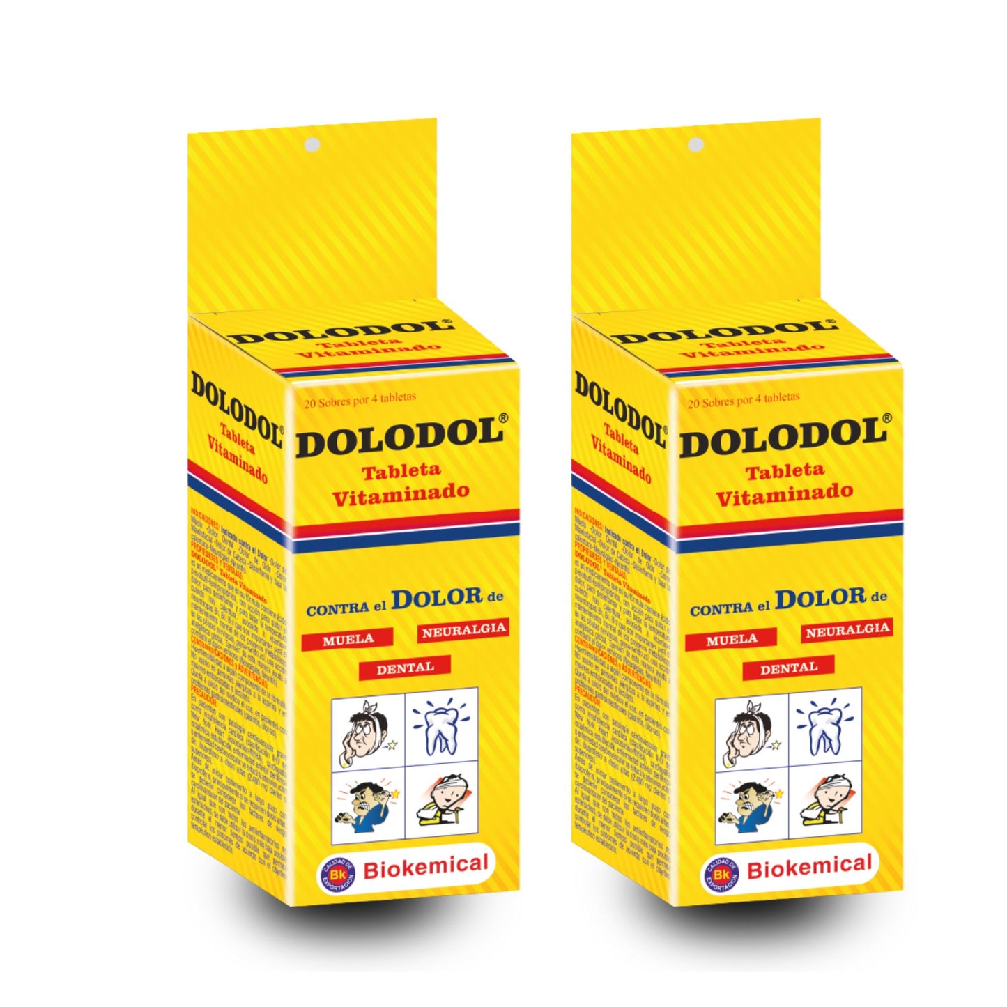 2 Pack Dolodol Vitaminado Display (80 und c/u)