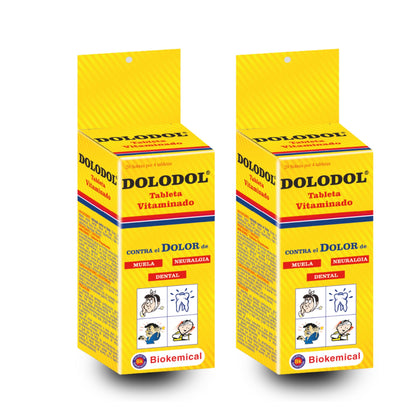 2 Pack Dolodol Vitaminado Display (80 und c/u)
