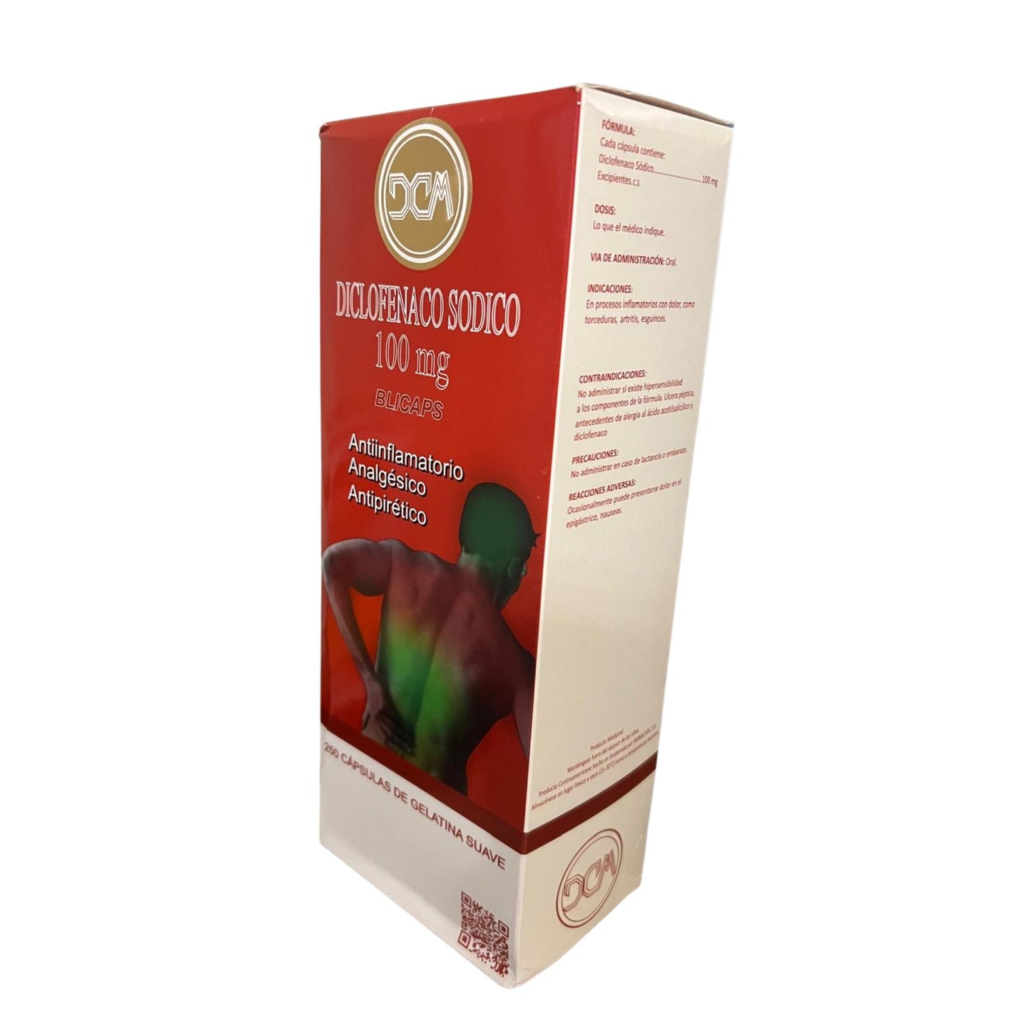 Diclofenaco sodico x 250 cap