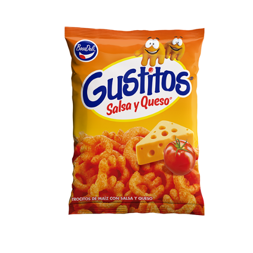 Bocadeli Gustitos Salsa y queso , 3.28 onzas, Paquete x 12 unidades