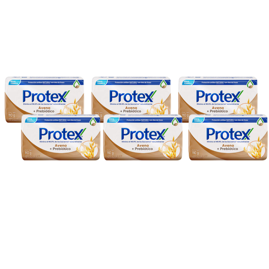 Protex Jabón de Avena 3,9 oz - Jabon de Avena (Paquete de 6)