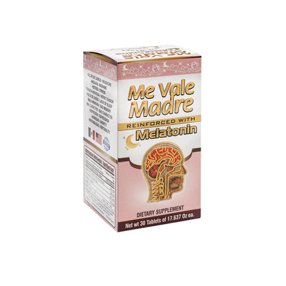 Me vale madre (30 caps), con Melatonina, dietary supplement