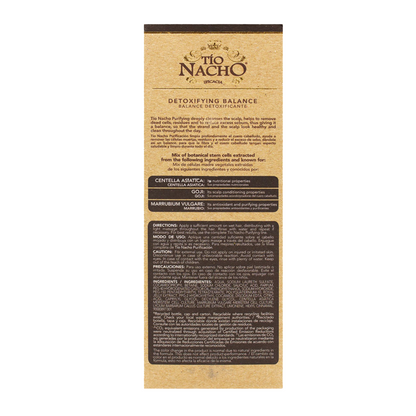 Tio Nacho Champú, purificador con jalea real, infundido con células madre botánicas para una purificación intensa del cabello y el cuero cabelludo + equilibrio desintoxicante, 14 onzas líquidas