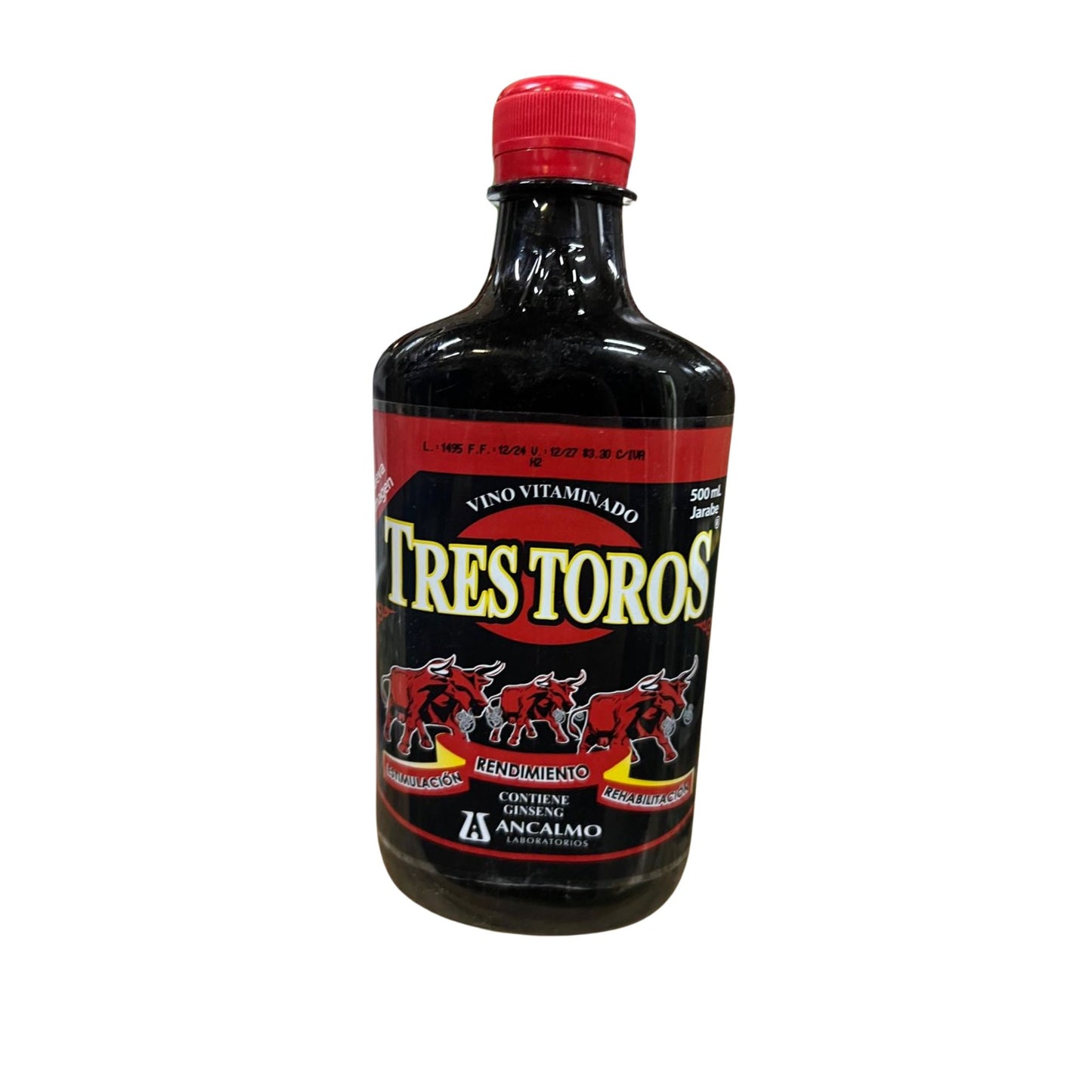 Vino Vitaminado Tres Toros Jarabe (500 ml)