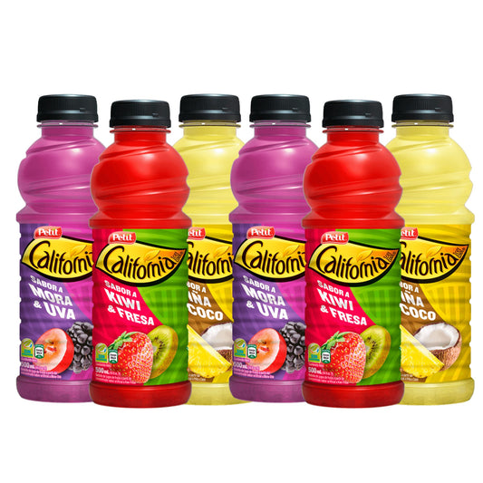 Jugos California Variety Pack Mix (6 pack) 500 ml