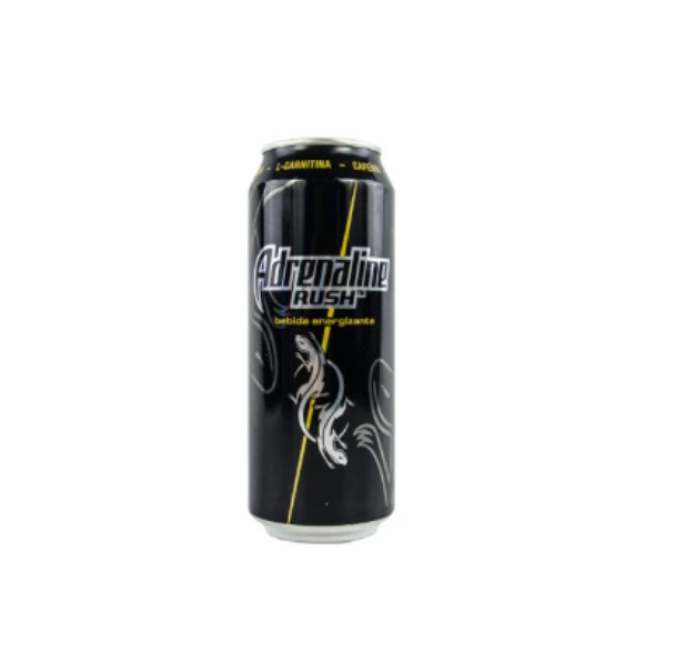 Adrenaline Rush Energy Drink 16 Oz, Pack of 6  - Adrenalina bebida Energizante