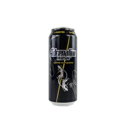 Adrenaline Rush Energy Drink 16 Oz, Pack of 6  - Adrenalina bebida Energizante