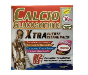 Ampolla Calcio Glucosa 10 unid x  15ml - bebible