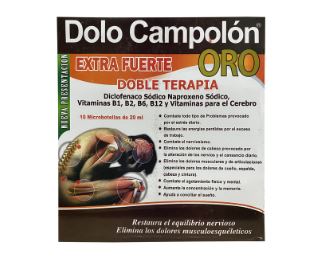 Ampolla Dolo Campolon Oro 10 unid x 15ml - bebible