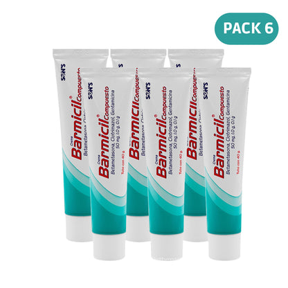 6 Pack - BARMICIL ANTIFUNGAL CREMA x 40gr - FREE SHIPPING!!!