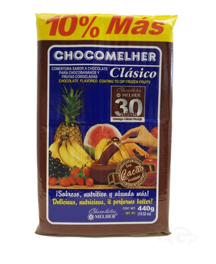 CHOCOMELHER – Paquete de 2 – para chocobanana crujiente – Bolsas de 15.52 Oz