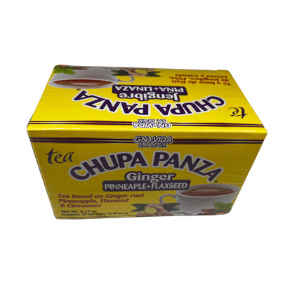 CHUPA Panza Té Detox a Base de Hierbas con Jengibre, Piña, Linaza y Canela – 30 Bolsas – PACK 2