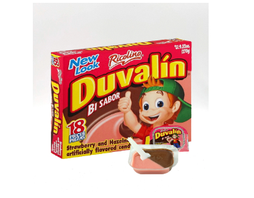 Ricolino Duvalin Dulce mexicano Fresa/chocolate  , 18 unidades, 9.36 onzas