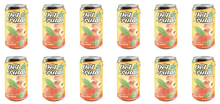 Del Frutal Peach Lata 12 unidades x11.16 Oz