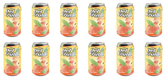 Del Frutal Peach Lata 12 unidades x11.16 Oz