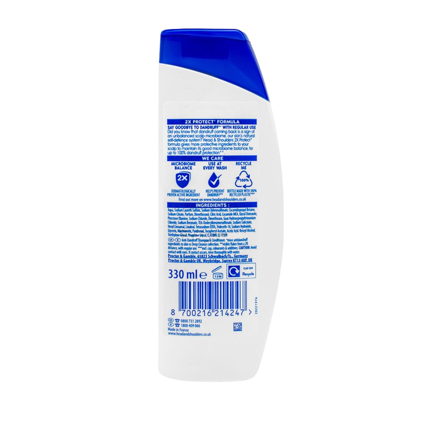 Head & Shoulders - Shampoo Classic Clean 2 in 1 (330 Ml)